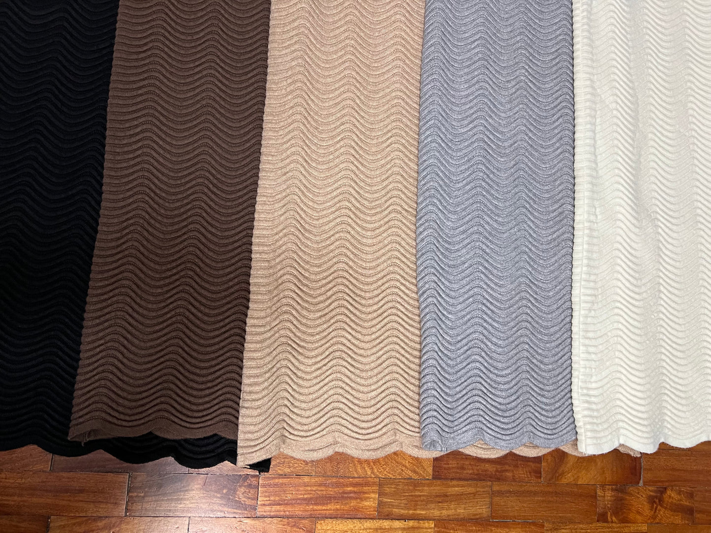 Noelle Scallop Knit Skirt