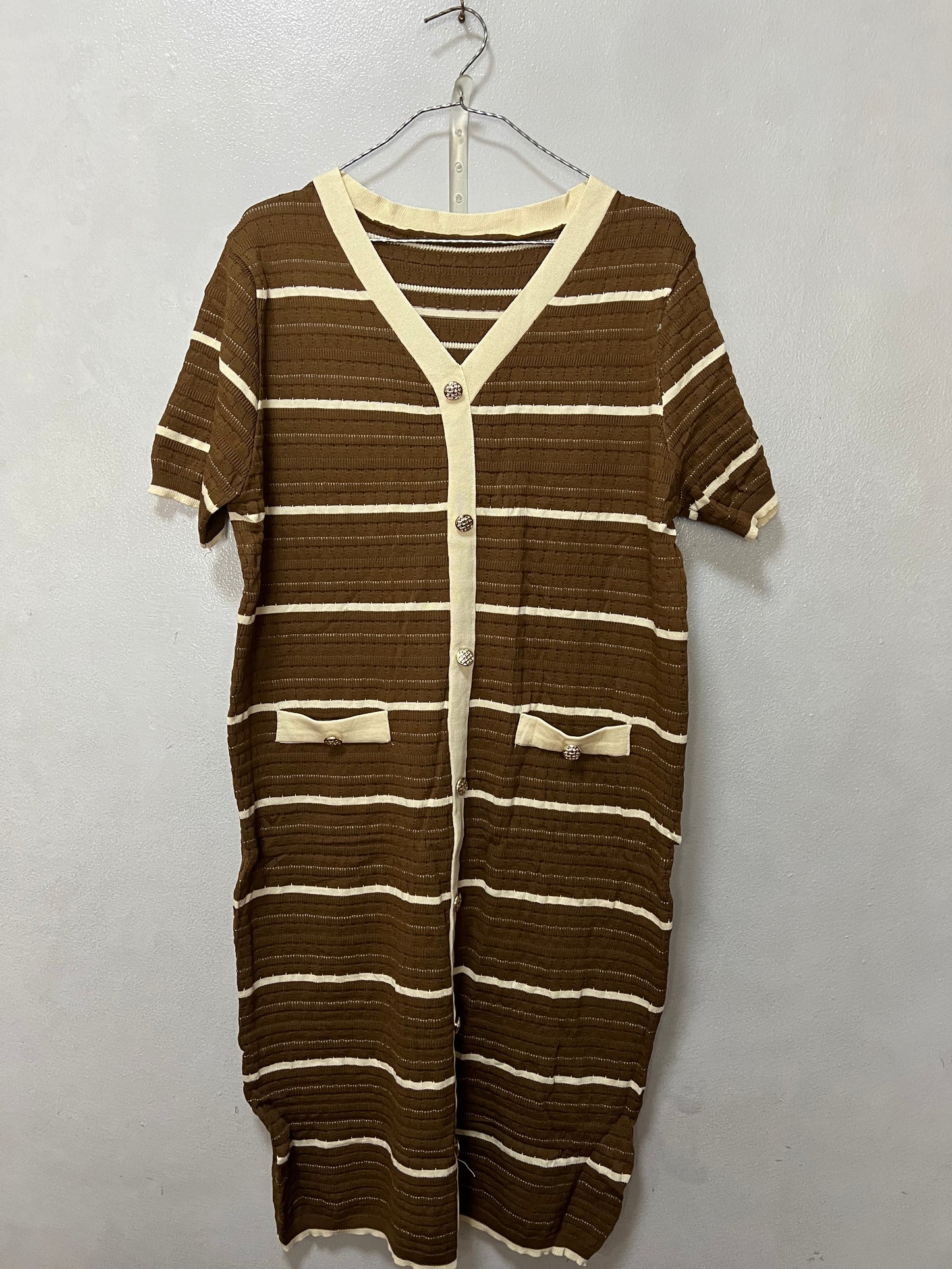Hailey Striped Knit Dress