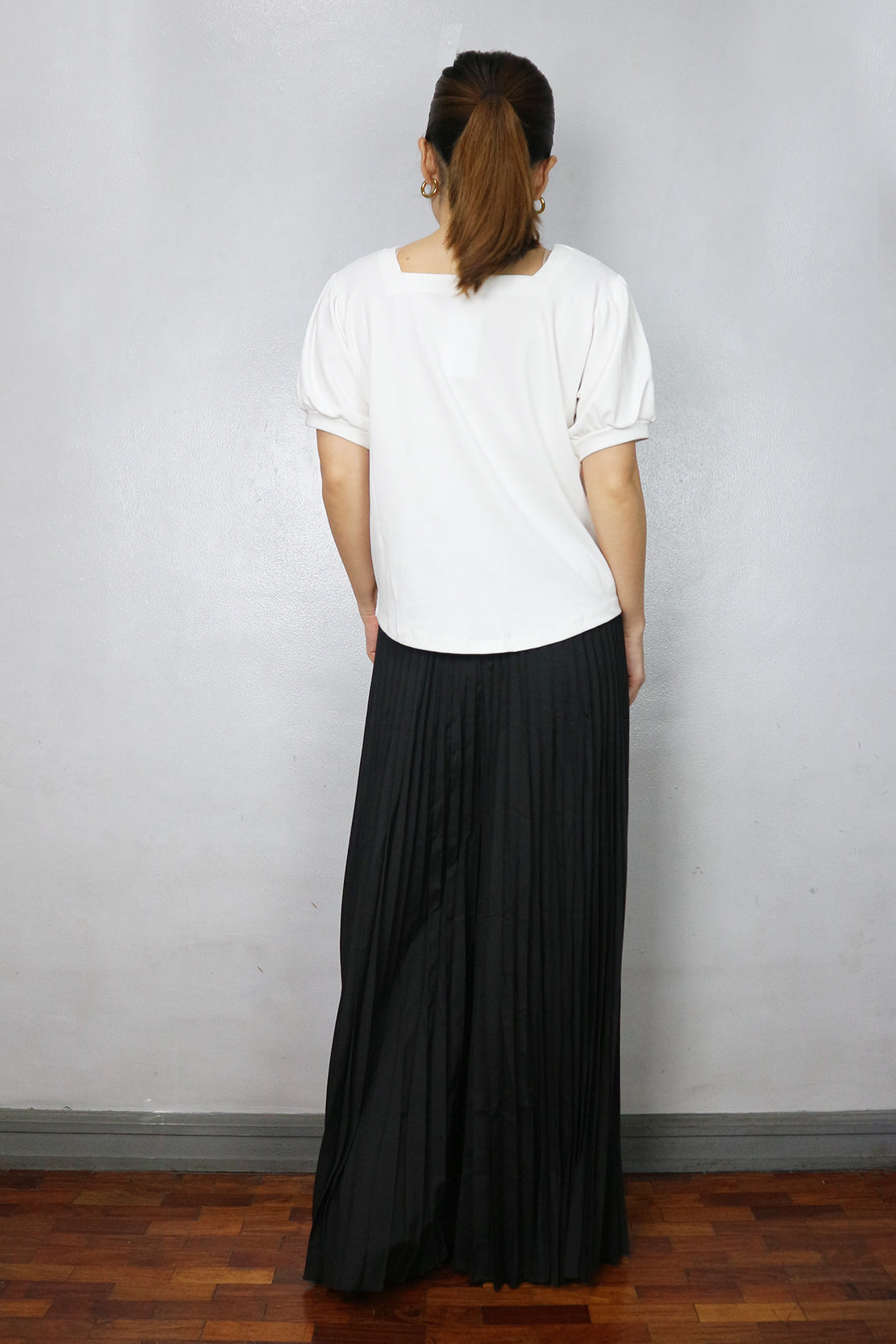 Plain Electric Pleats Pants