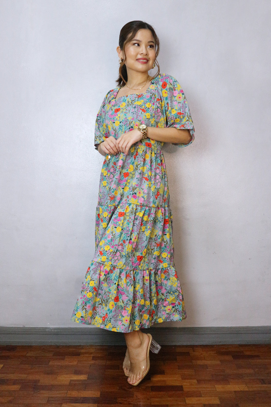 Elliana Printed Dress