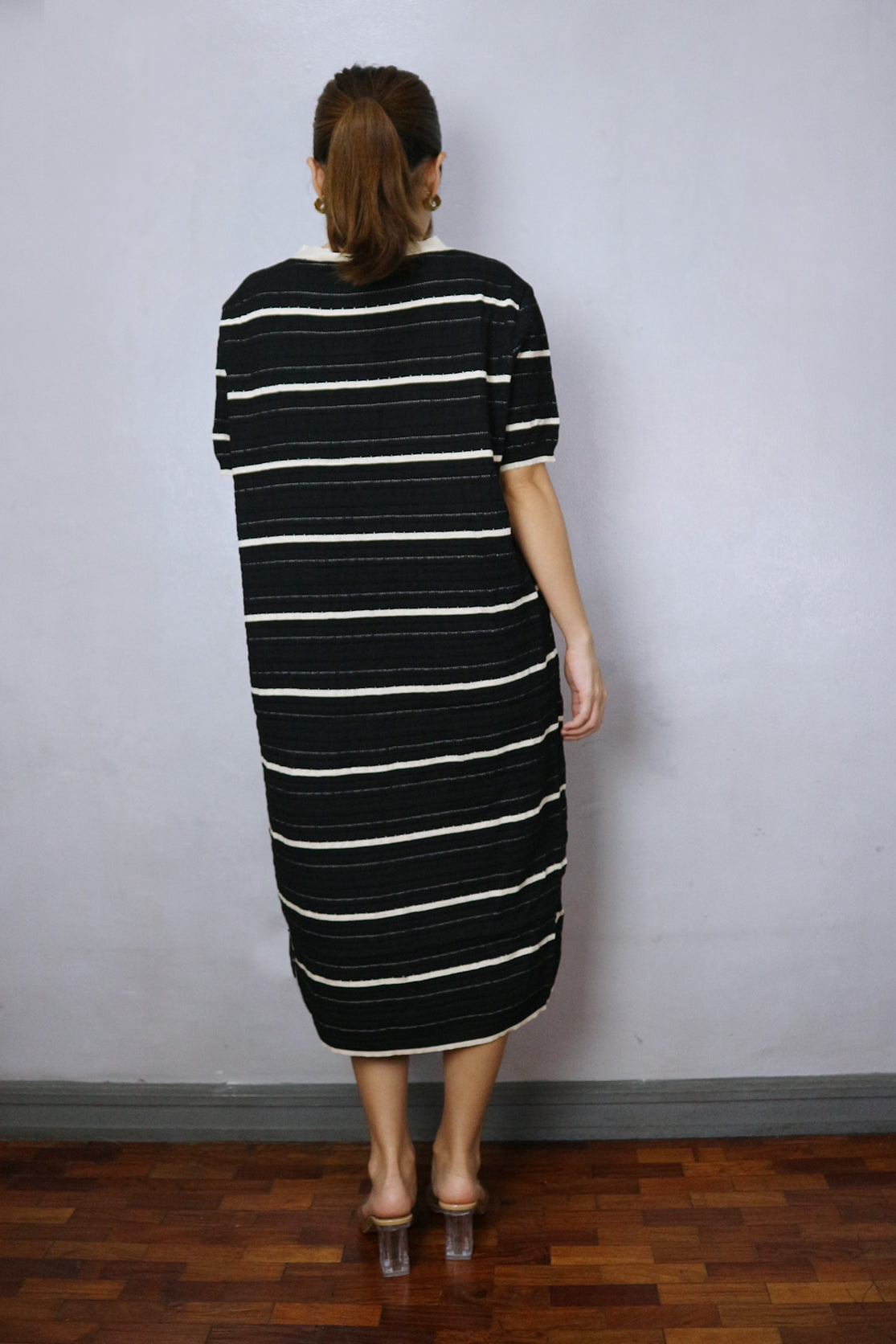 Hailey Striped Knit Dress