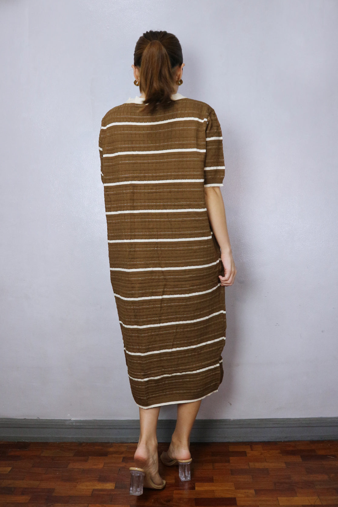 Hailey Striped Knit Dress