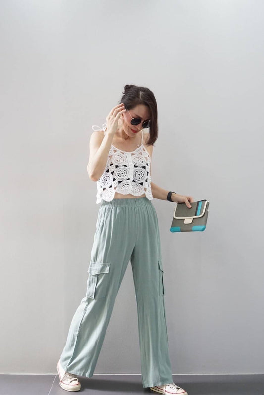 Lucita Linen Cargo Pants