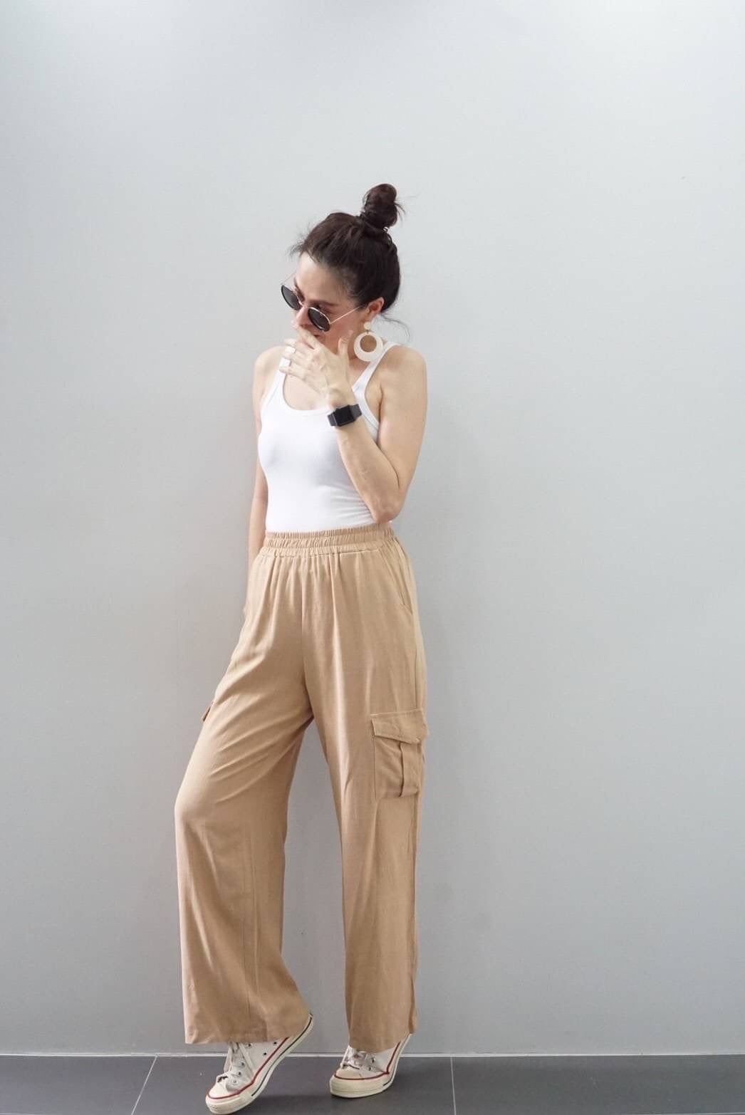 Lucita Linen Cargo Pants