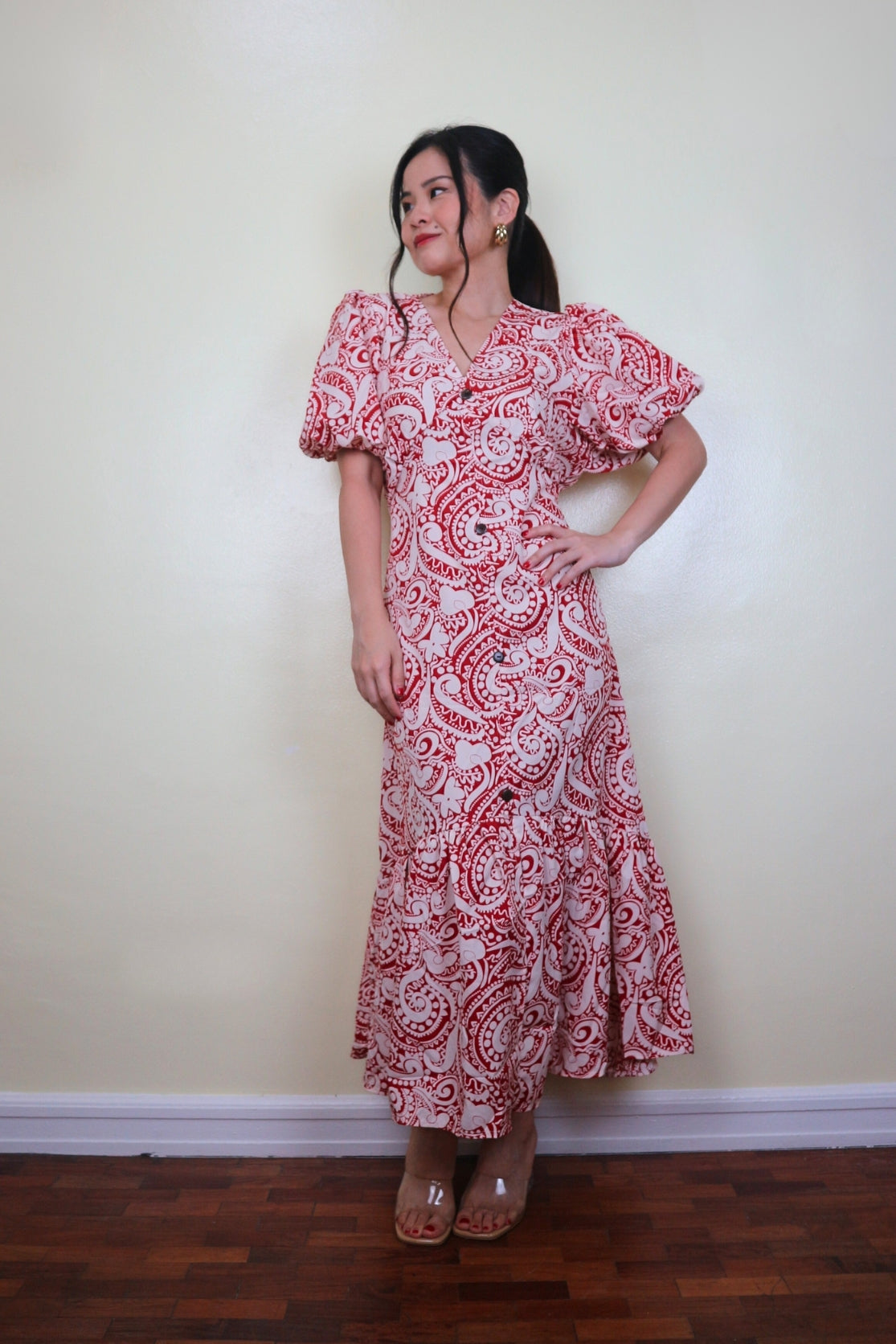 Mae Printed Maxi Dress