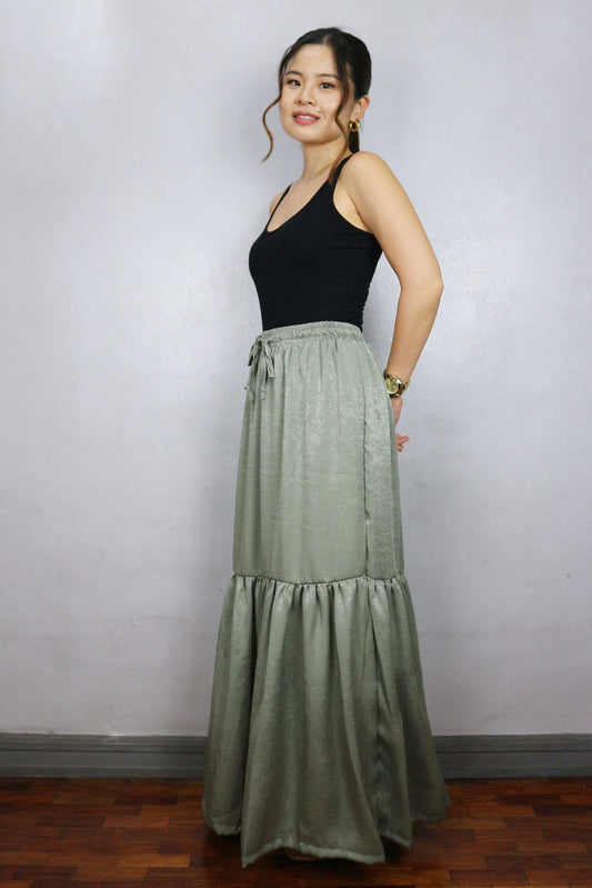 Satin Maxi Skirt