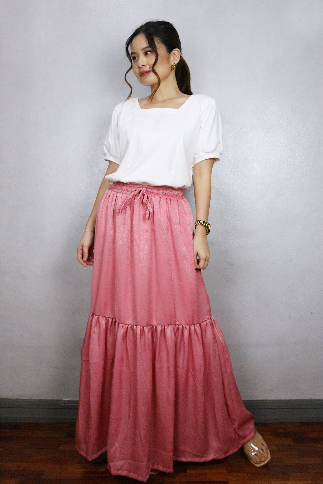 Satin Maxi Skirt