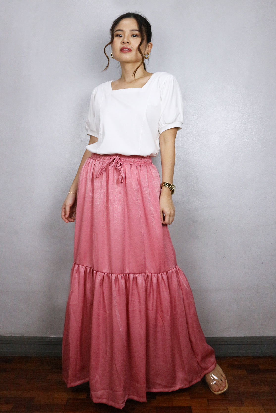 Satin Maxi Skirt