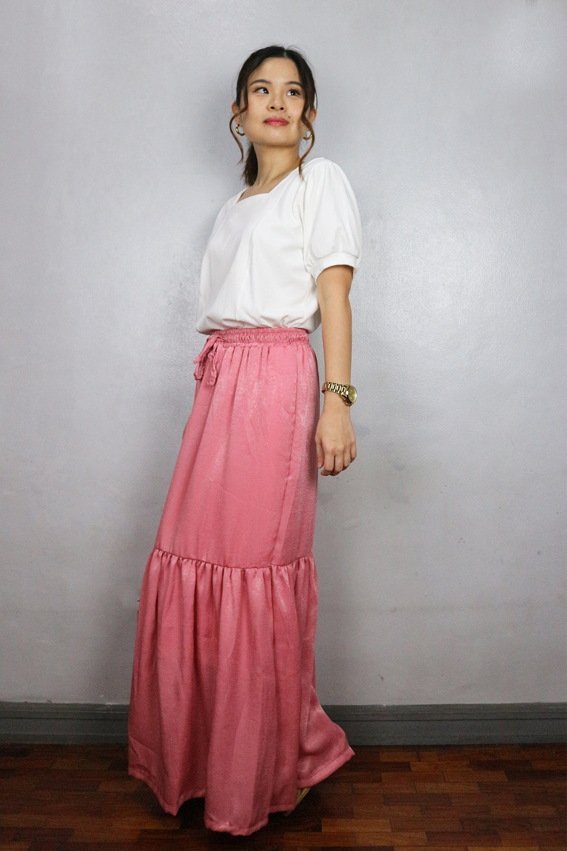 Satin Maxi Skirt