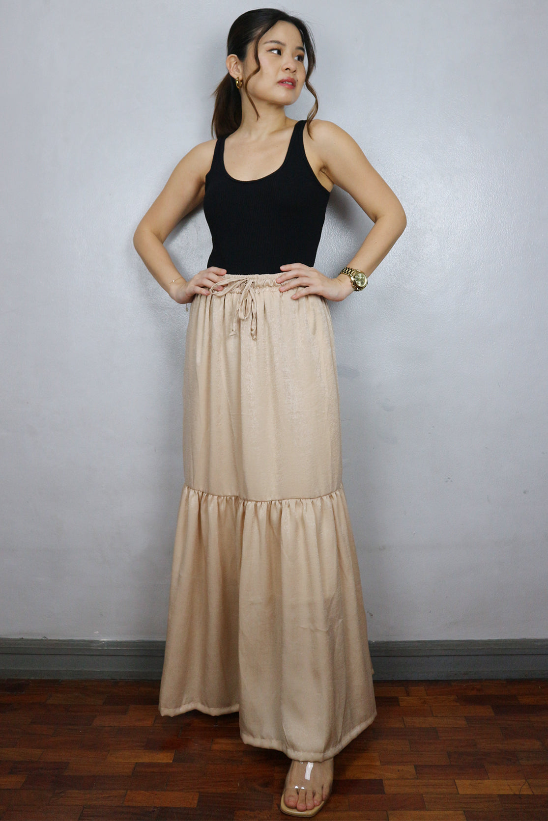 Satin Maxi Skirt