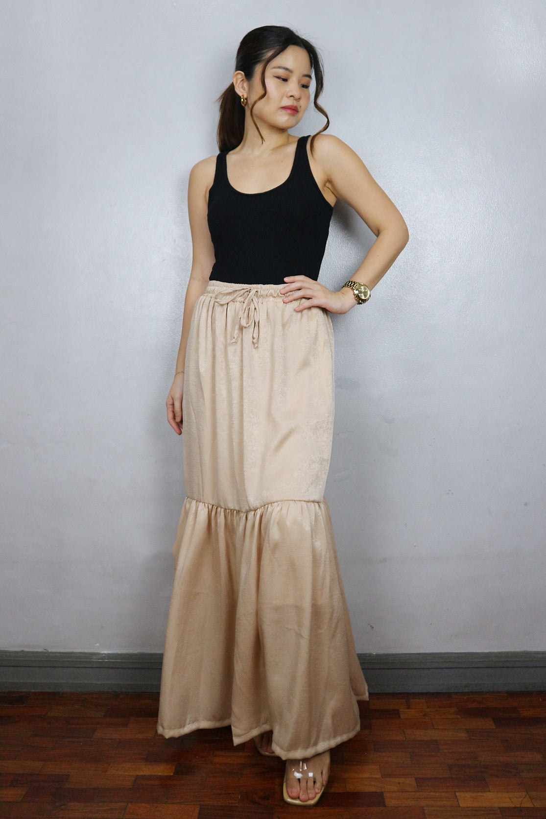 Satin Maxi Skirt