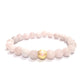 Gems Rose Quartz with Charm