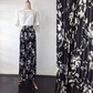 Floral Sketch Electric Pleats Pants