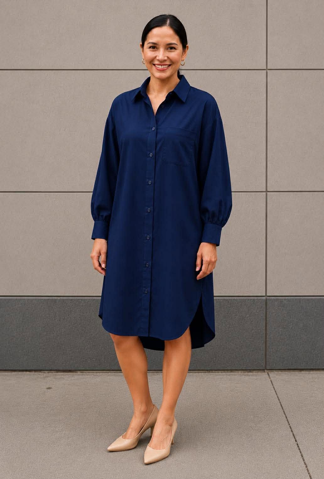 Roxanne Longsleeve Polo Dress