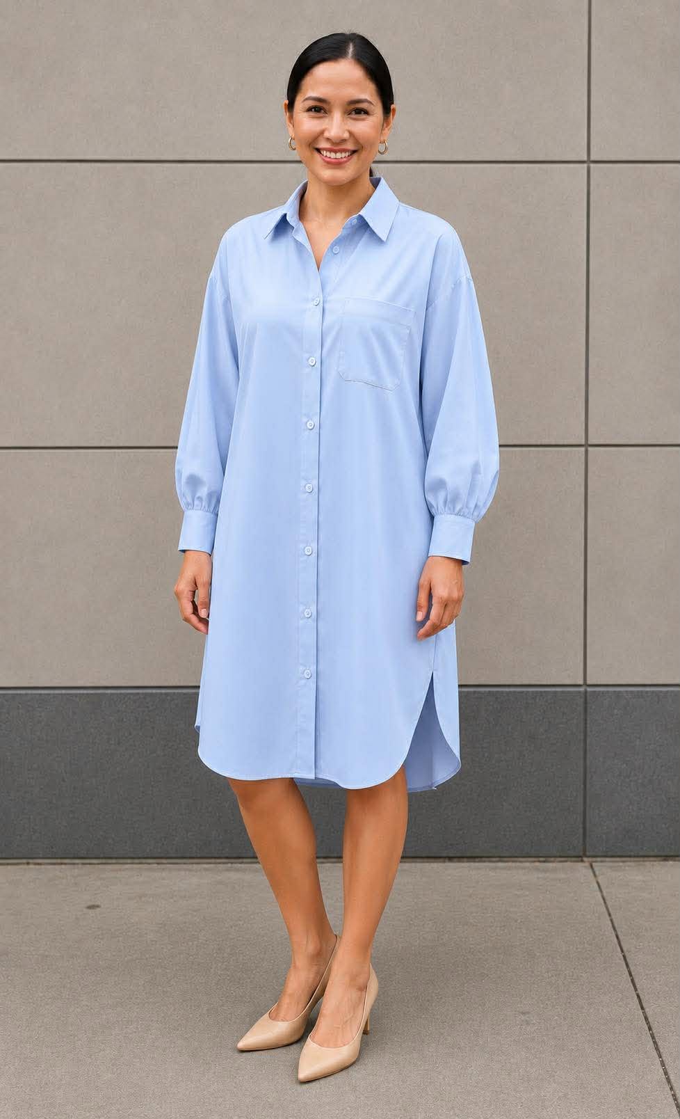 Roxanne Longsleeve Polo Dress