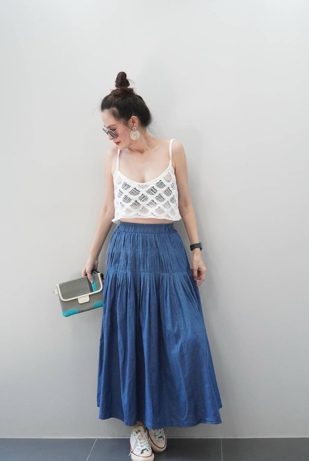 Doreen Denim Skirt