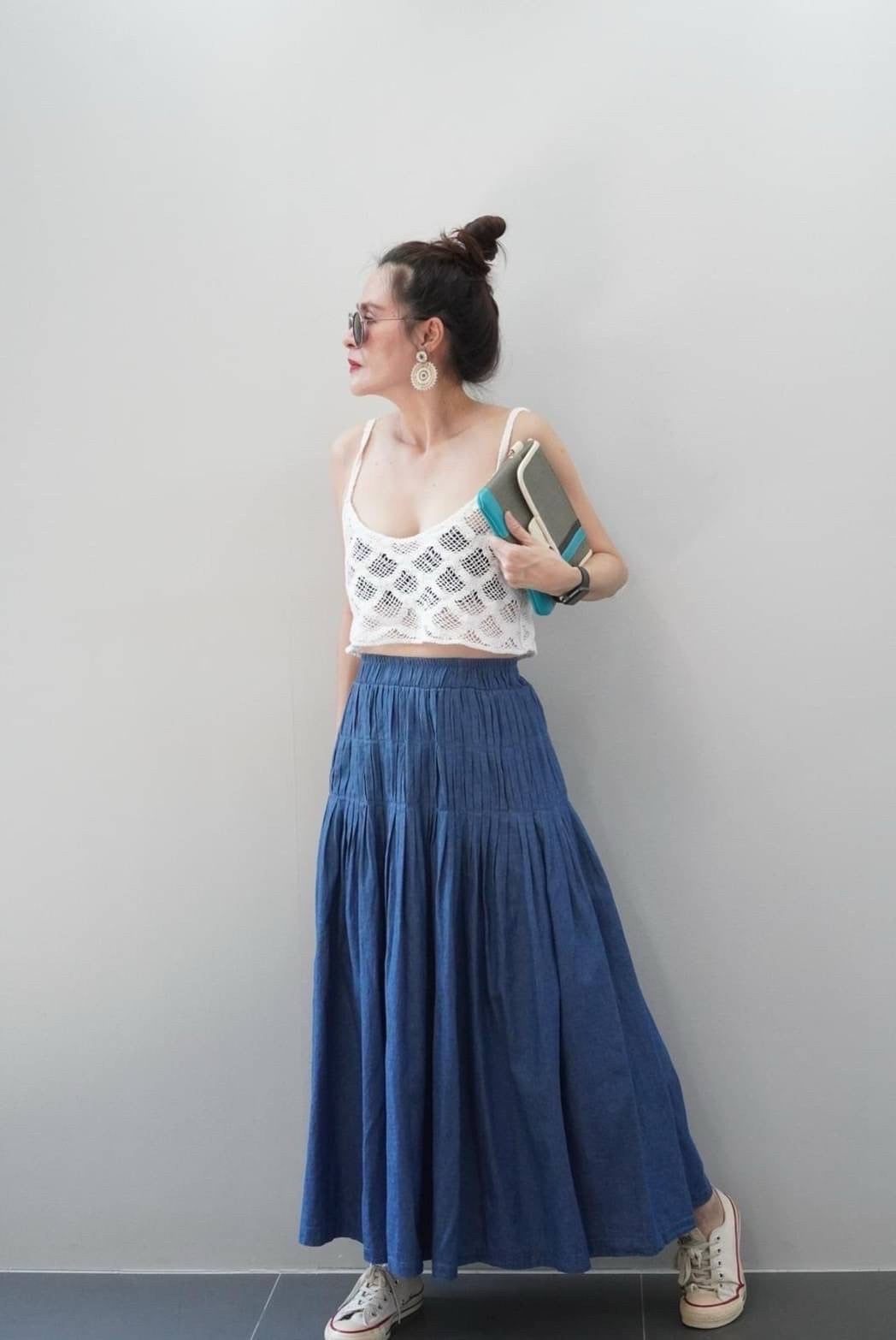 Doreen Denim Skirt