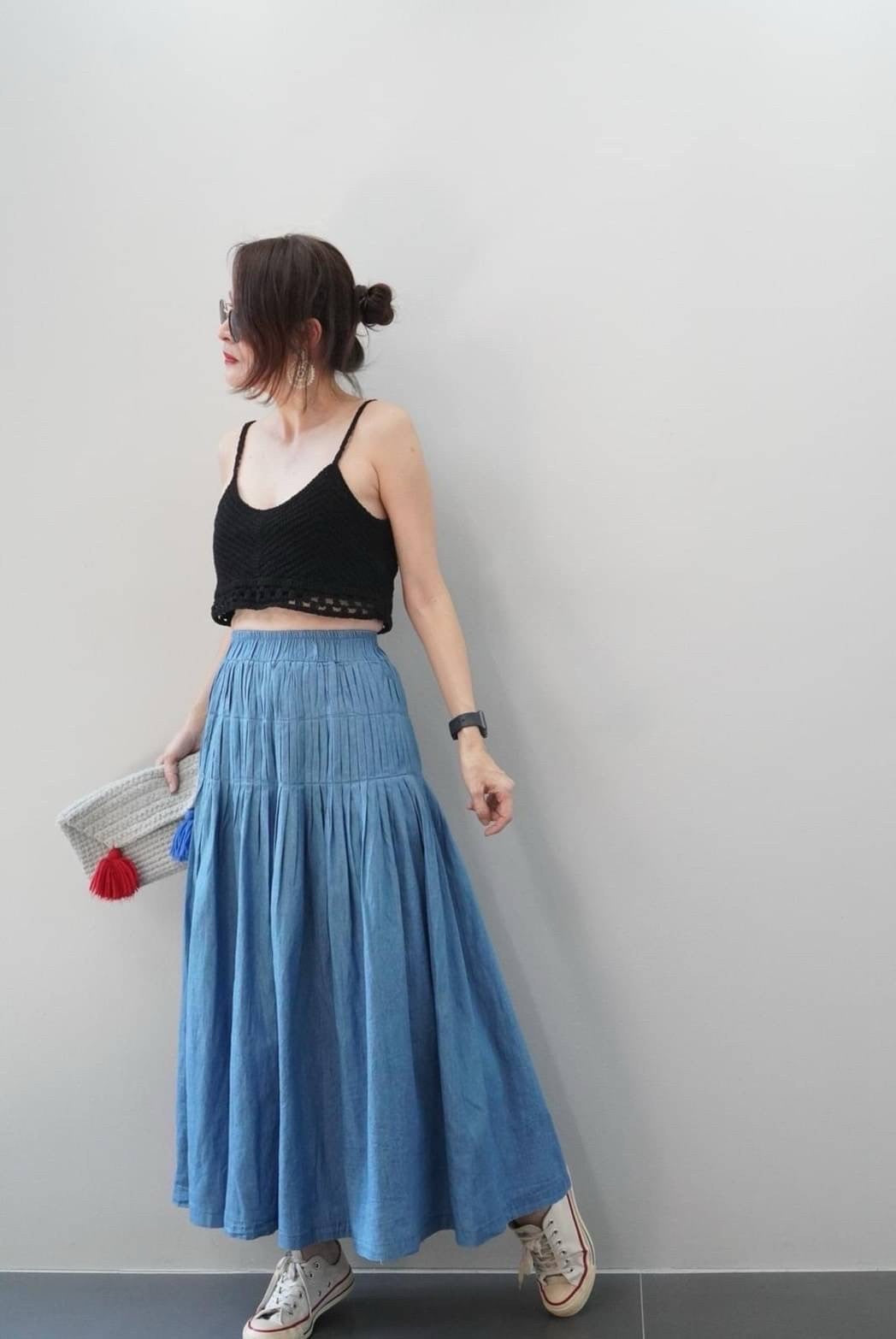 Doreen Denim Skirt