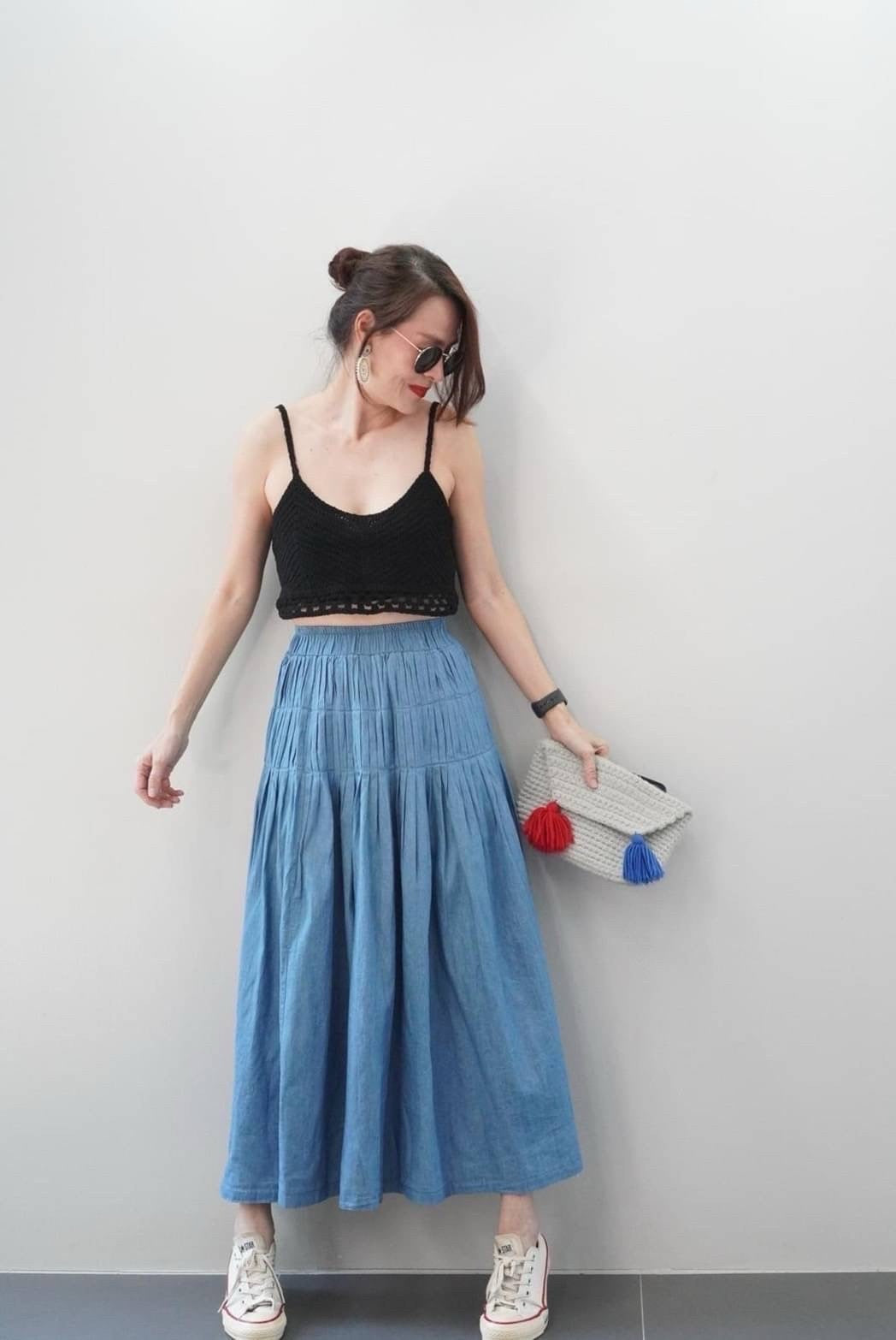 Doreen Denim Skirt