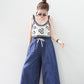 Disa Wide-leg Denim Pants