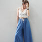 Disa Wide-leg Denim Pants