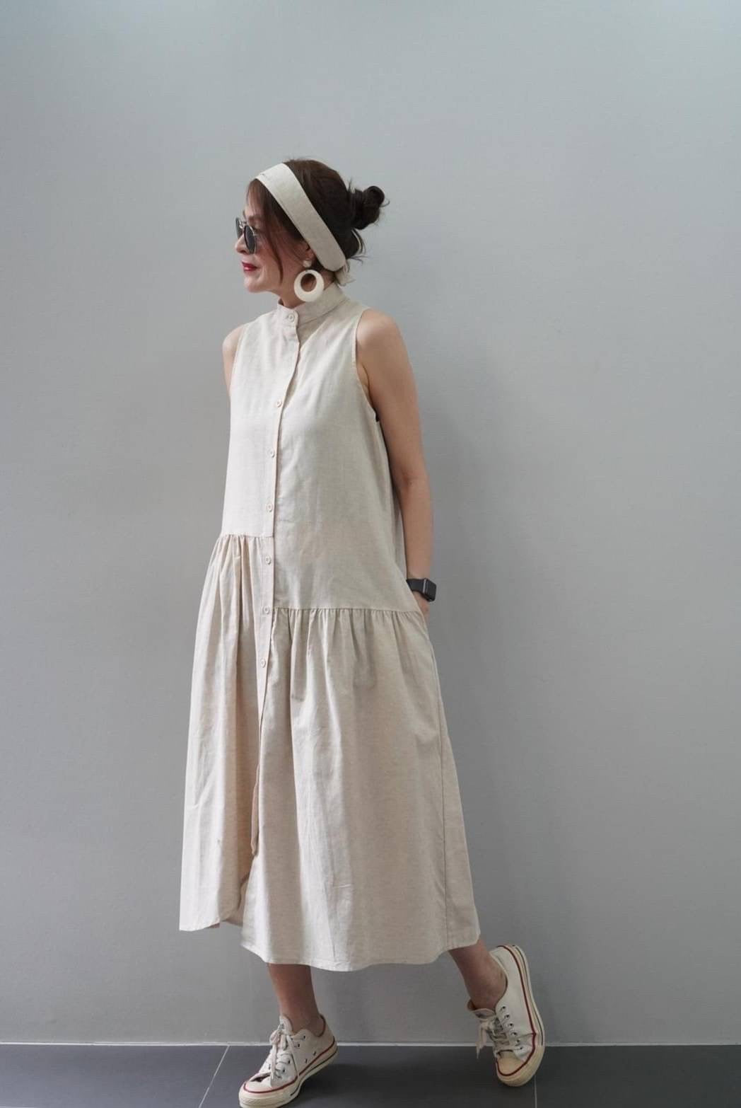 Tabitha Linen Dress