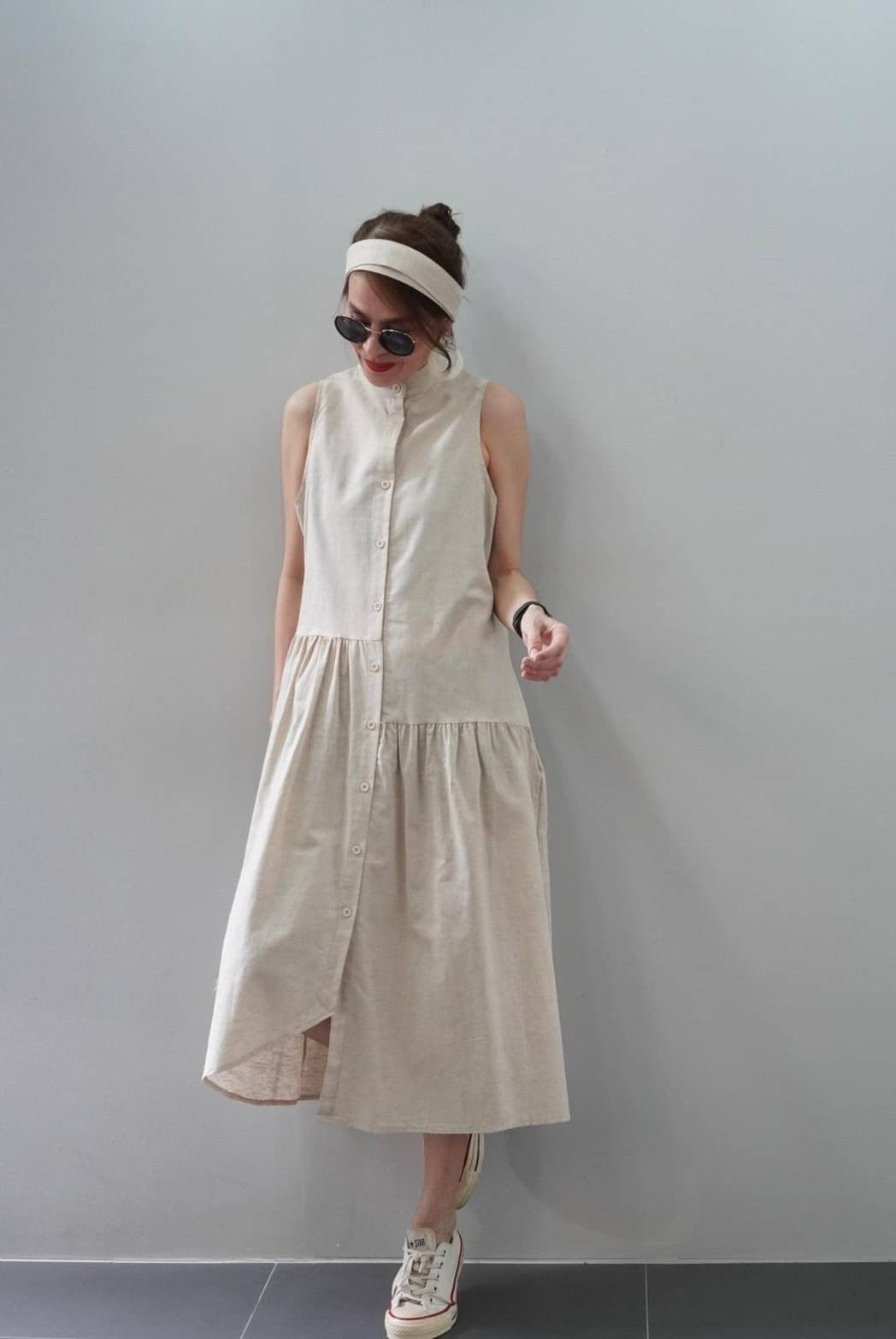 Tabitha Linen Dress