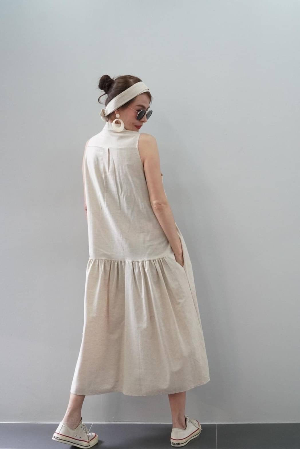 Tabitha Linen Dress