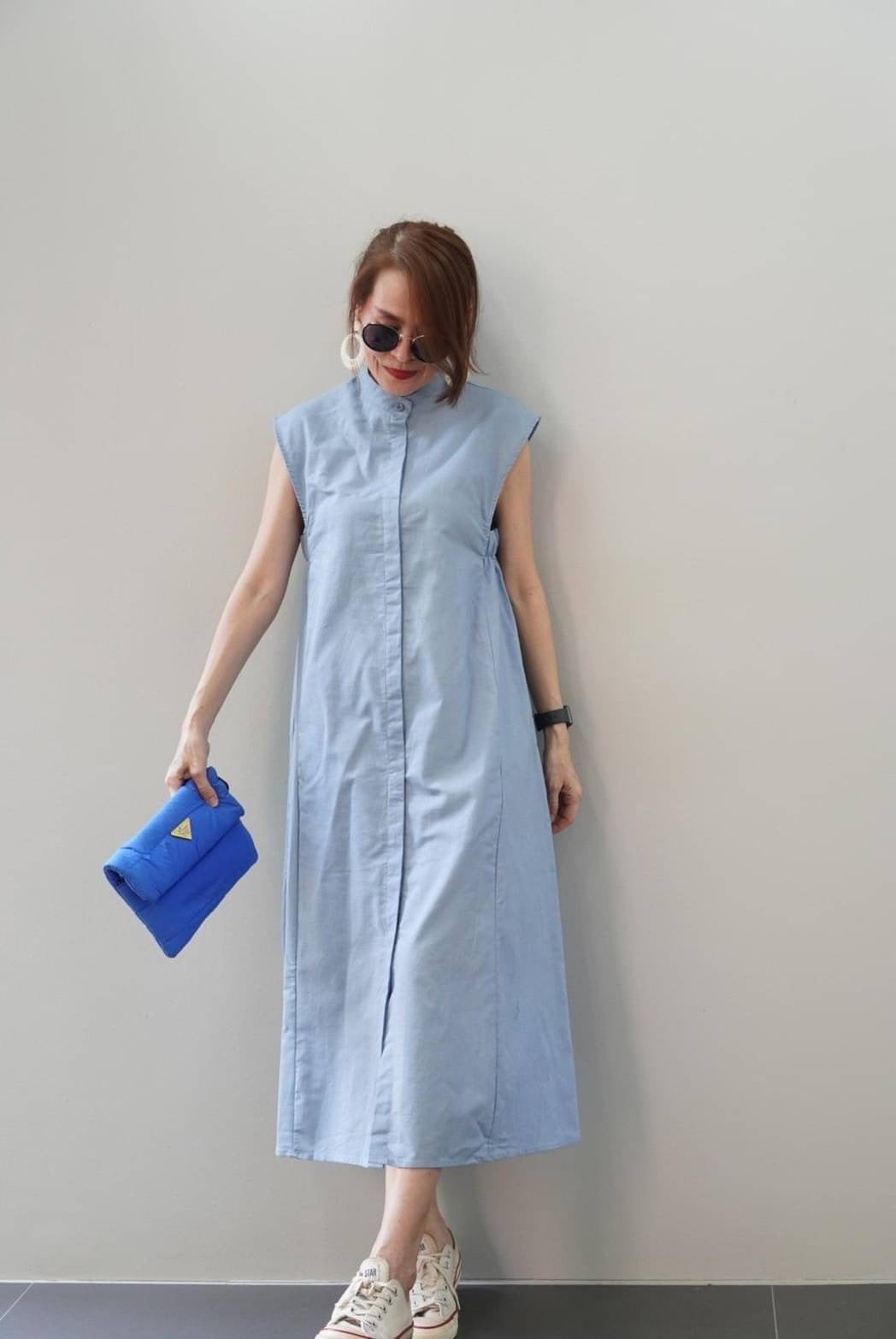 Katara Linen Maxi Polo Dress