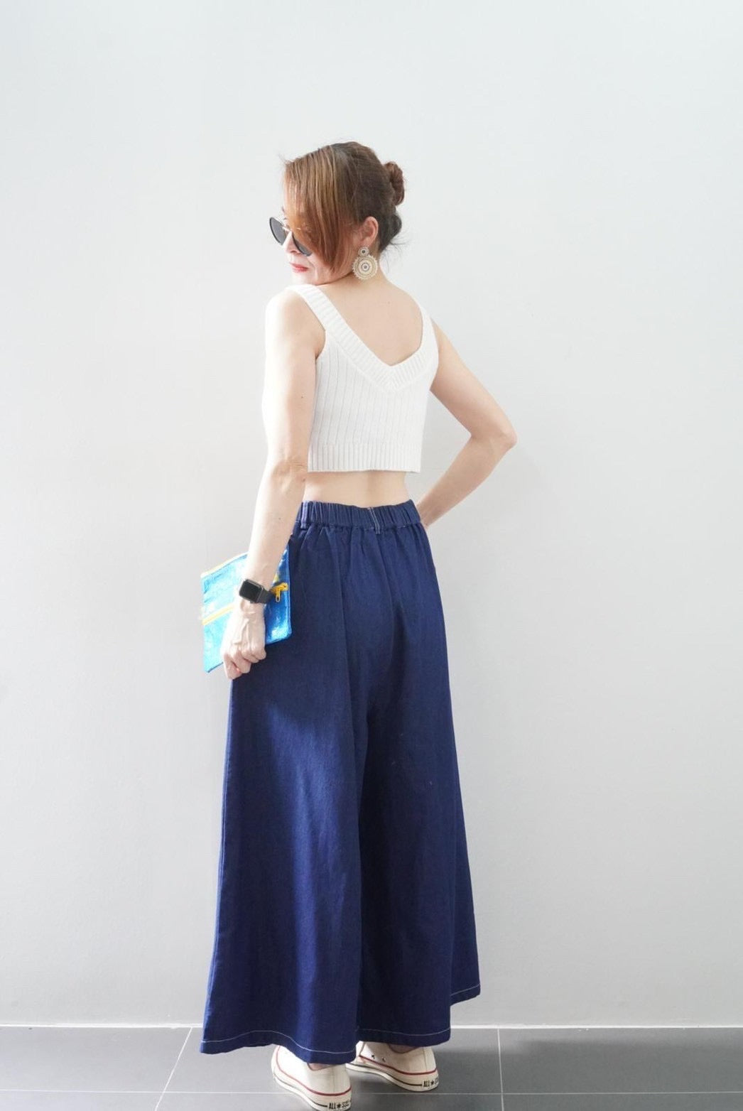 Billie Wide-leg Denim Pants