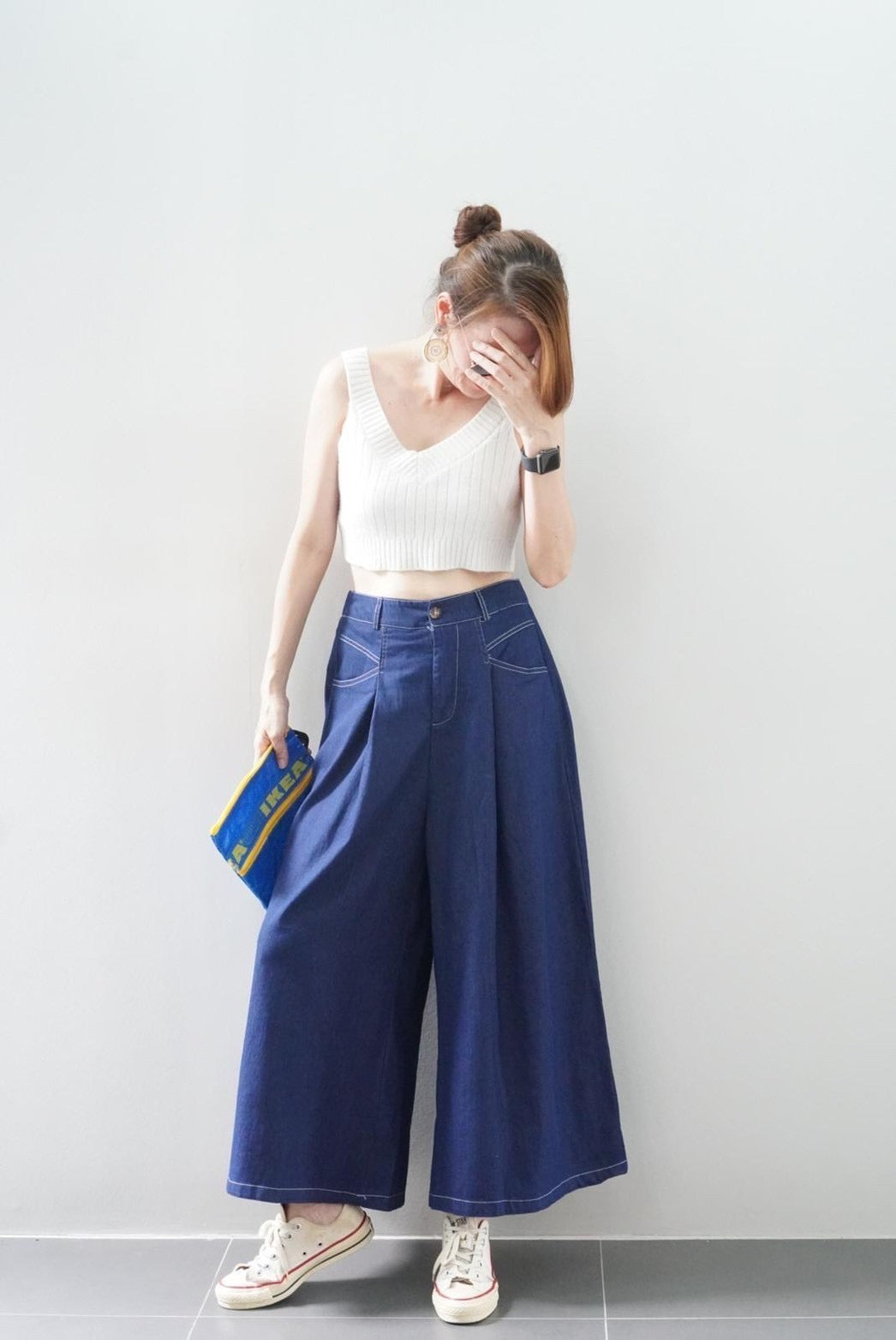 Billie Wide-leg Denim Pants