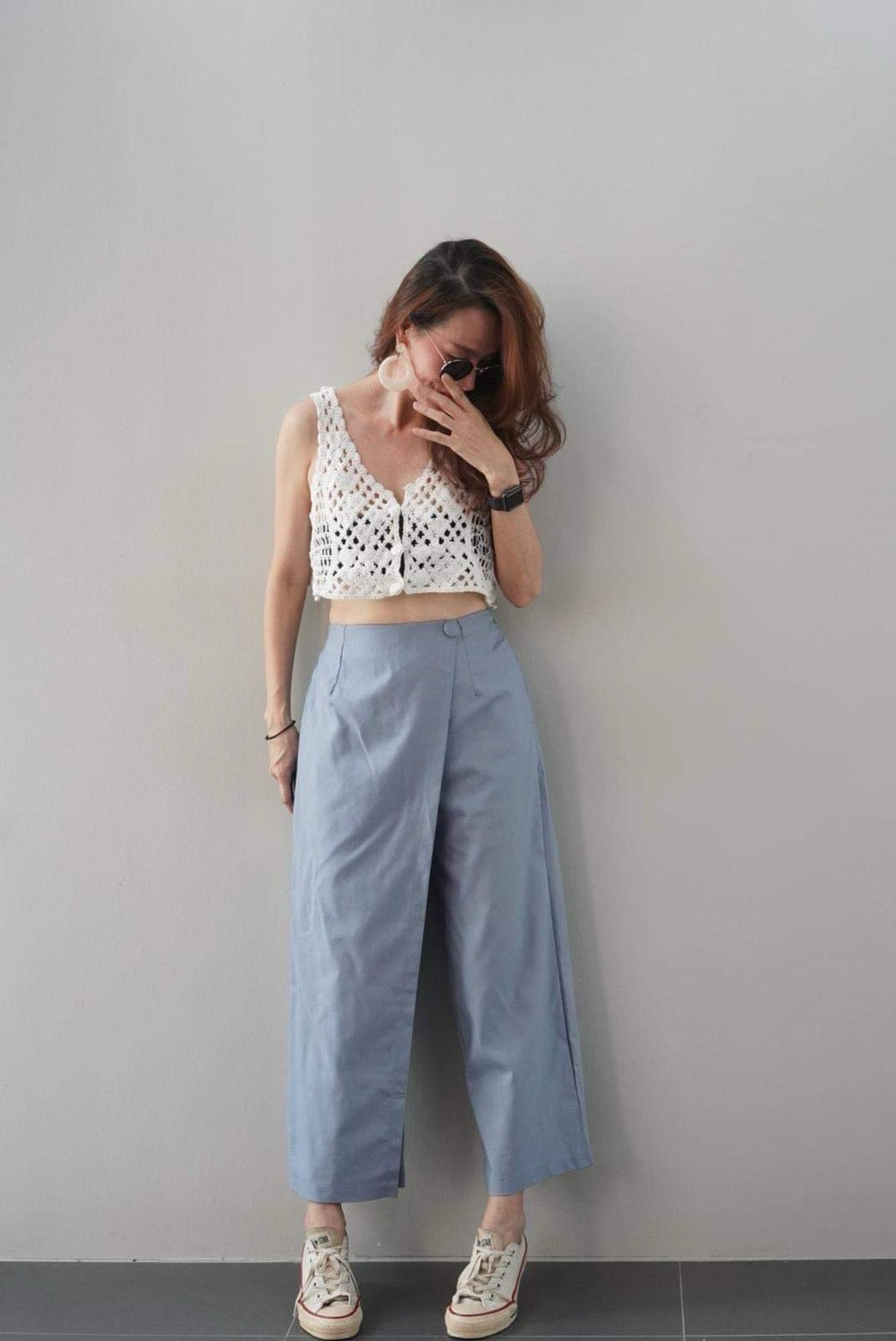 Linen Wrap Pants