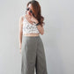 Linen Wrap Pants