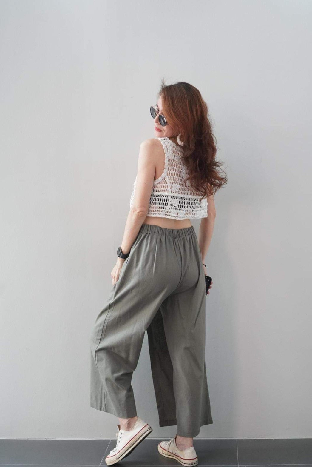 Linen Wrap Pants