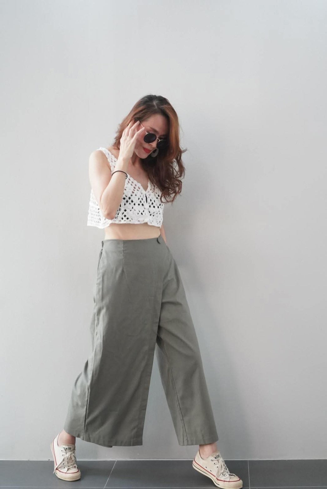 Linen Wrap Pants