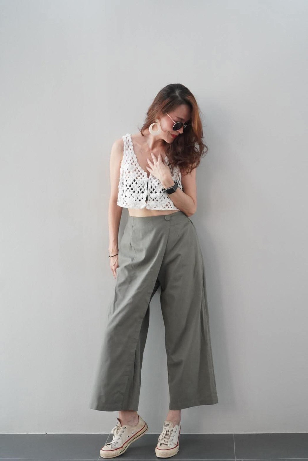 Linen Wrap Pants