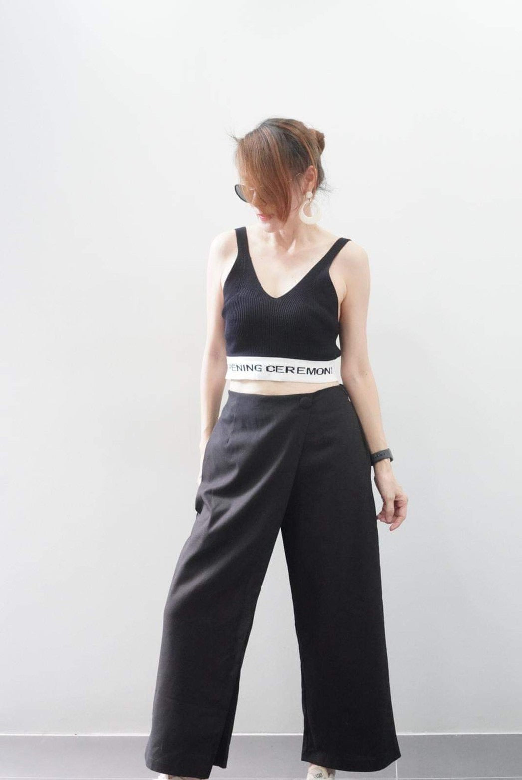 Linen Wrap Pants