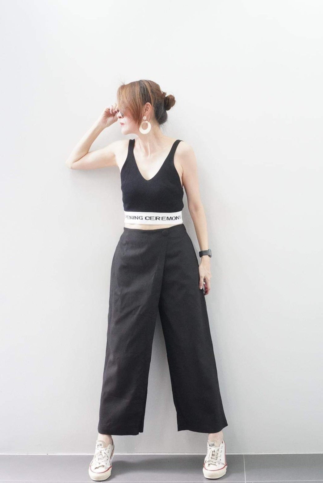 Linen Wrap Pants