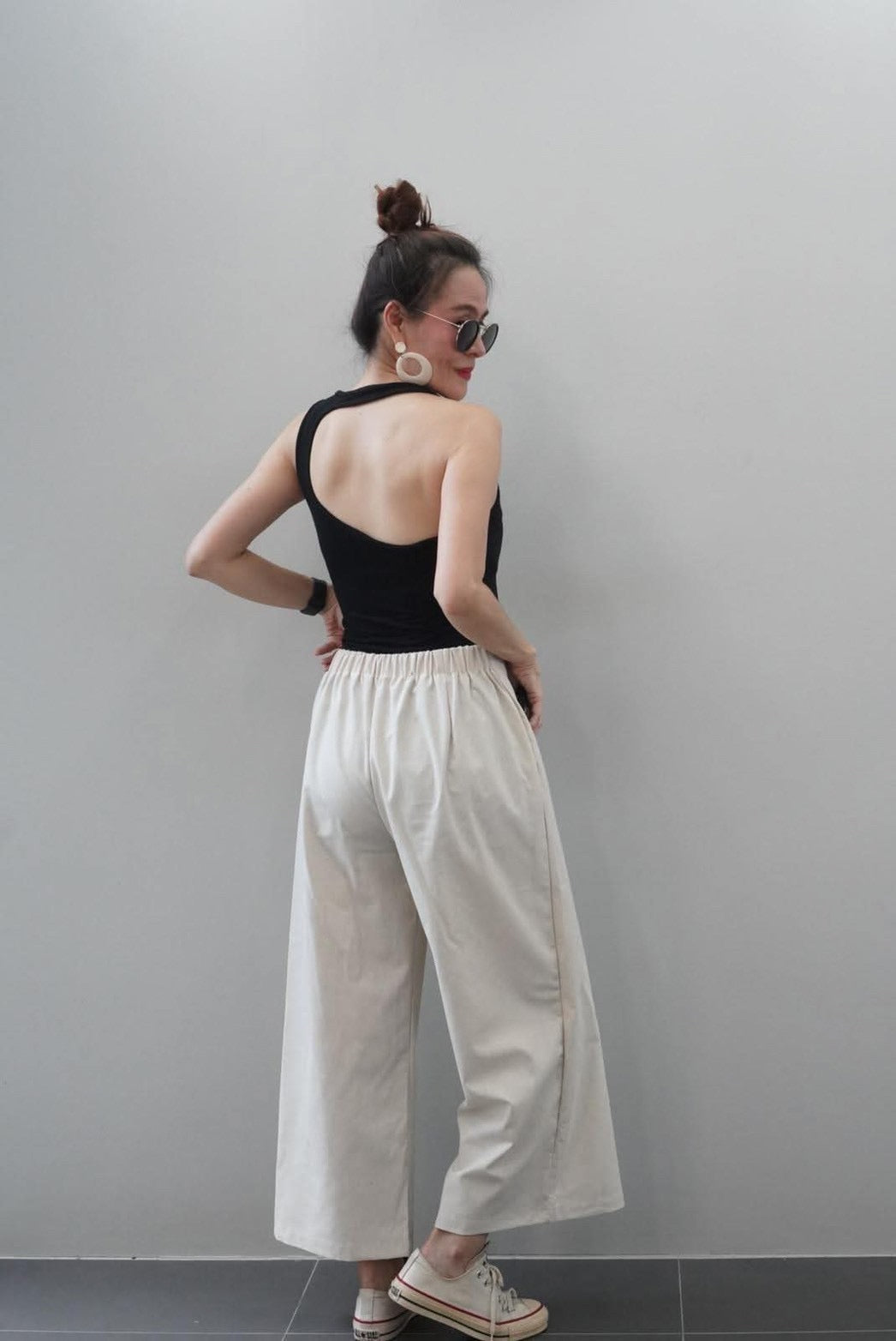 Linen Wrap Pants