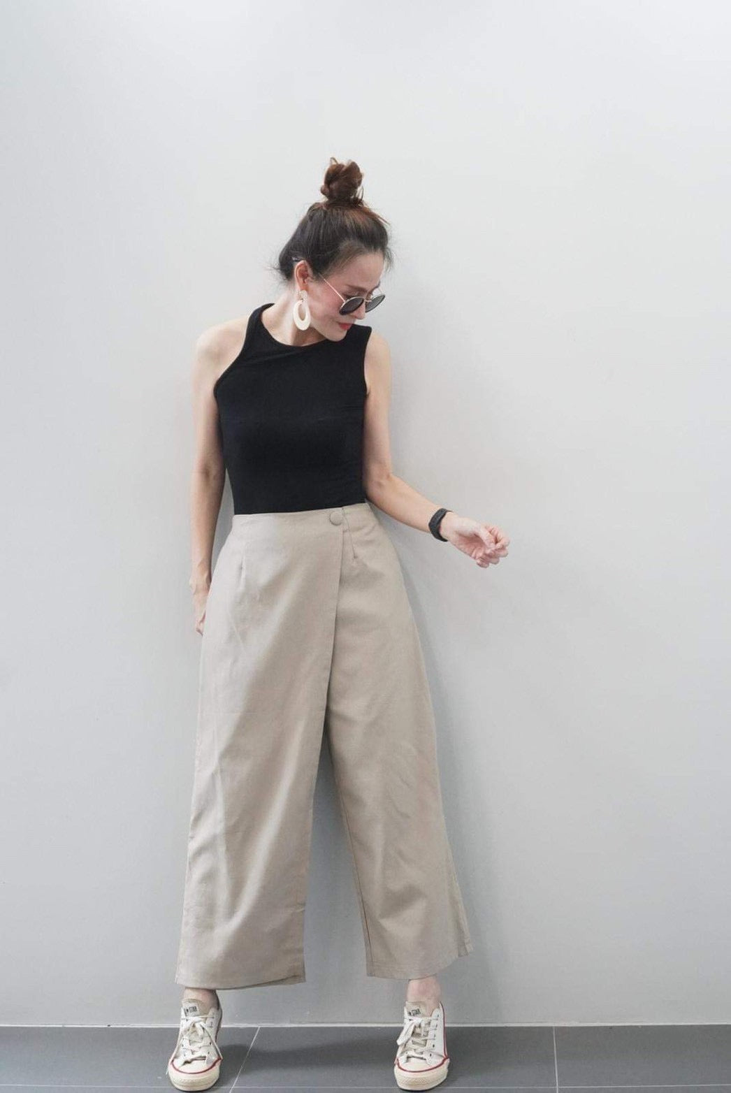 Linen Wrap Pants