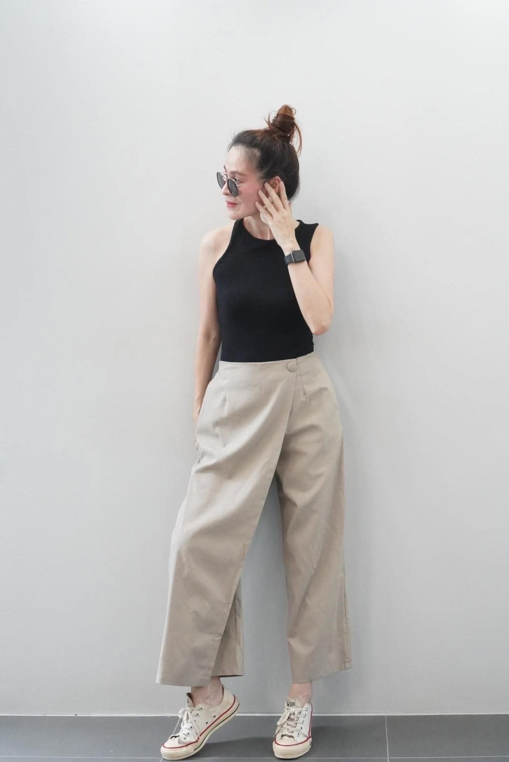 Linen Wrap Pants