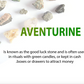 Gems Aventurine and Onyx for Luck and Protection