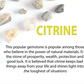 Gems Citrine and Turquentine Bundle for Health