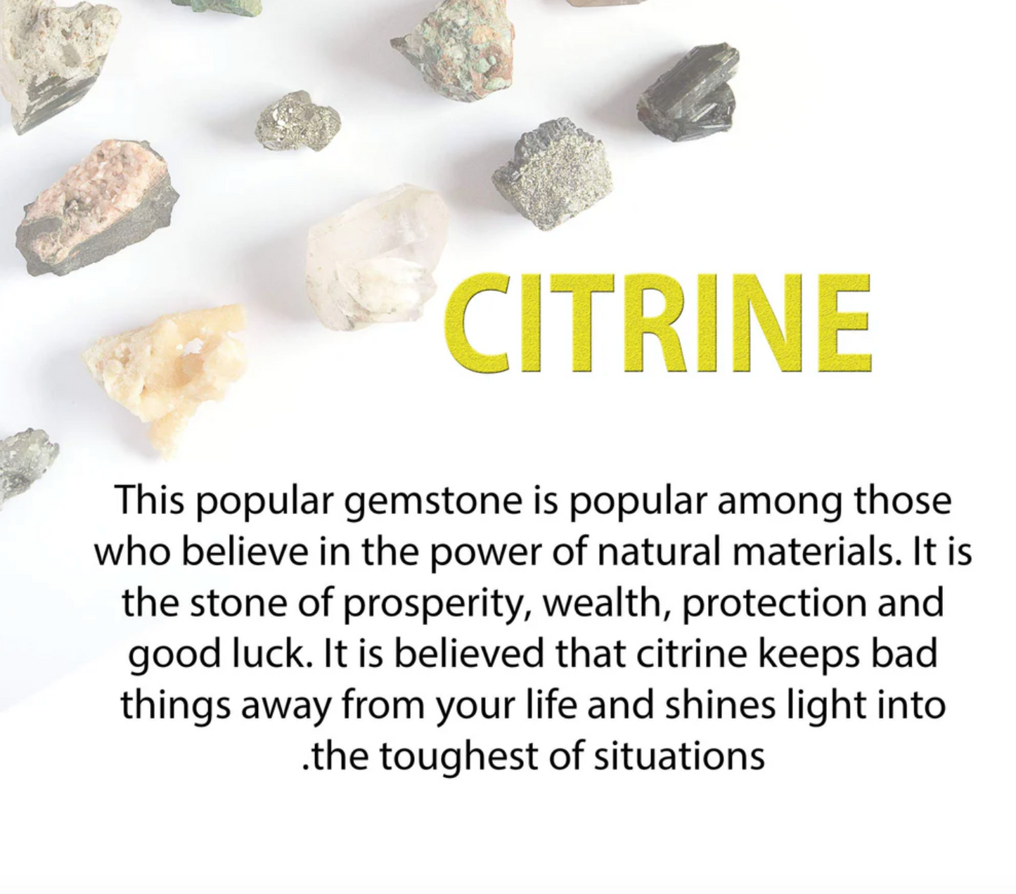 Gems Citrine and Turquentine Bundle for Health