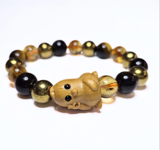 Gems Rooster Bracelet | Chinese Zodiac