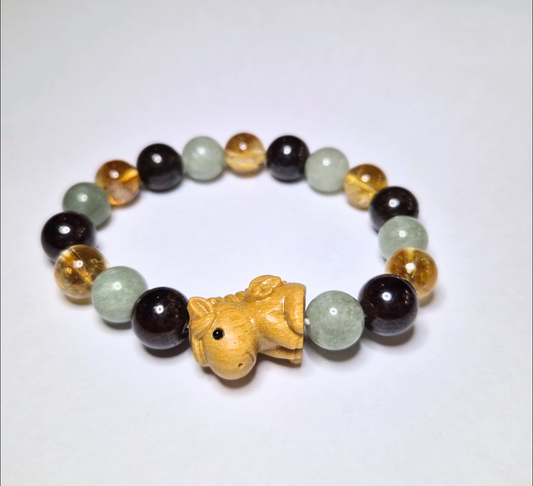 Gems Horse Bracelet | Chinese Zodiac