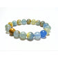 Gems Aquatine Calcite / Argentinian Blue Onyx gemstone bracelet