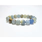 Gems Aquatine Calcite / Argentinian Blue Onyx gemstone bracelet