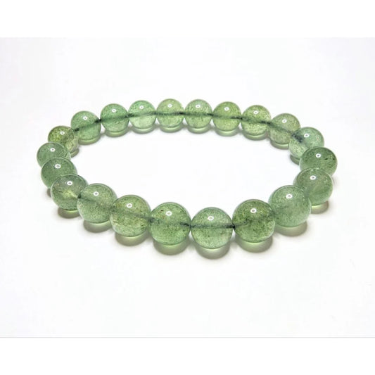 Gems High Quality Green strawberry quartz for money and love