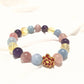 Gems All In One Bracelet Rose Quartz, Amethyst, Citrine, Aquamarine